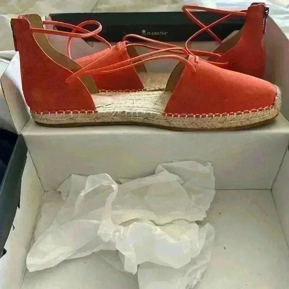 Eileen Fisher Lace Espadrille Wrap Sandals - Picture 10 of 13